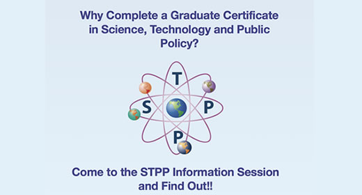 Information Session: Science, Technology, and Public Policy (STPP) Graduate Certificate 