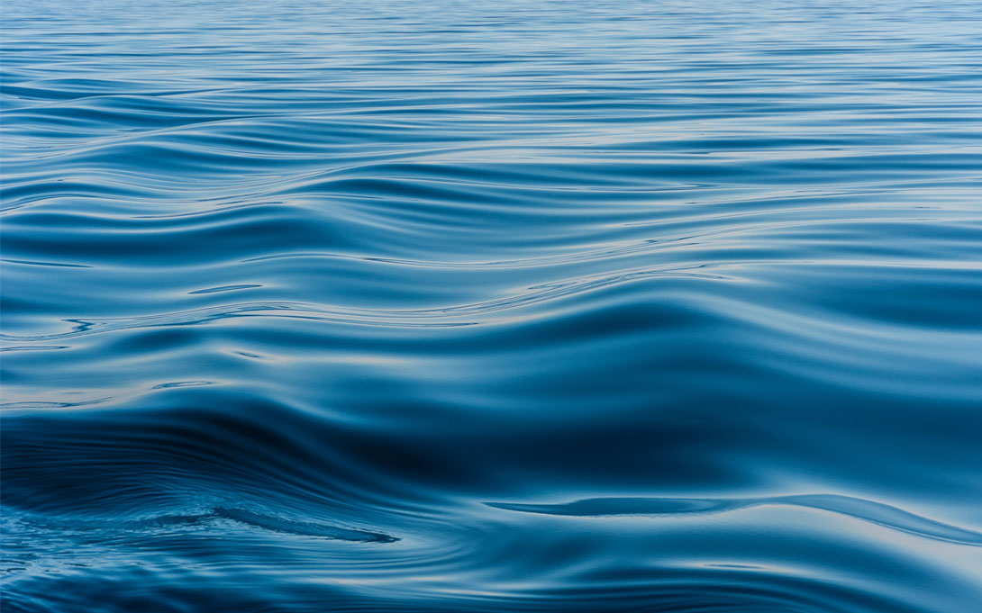 surface of lake