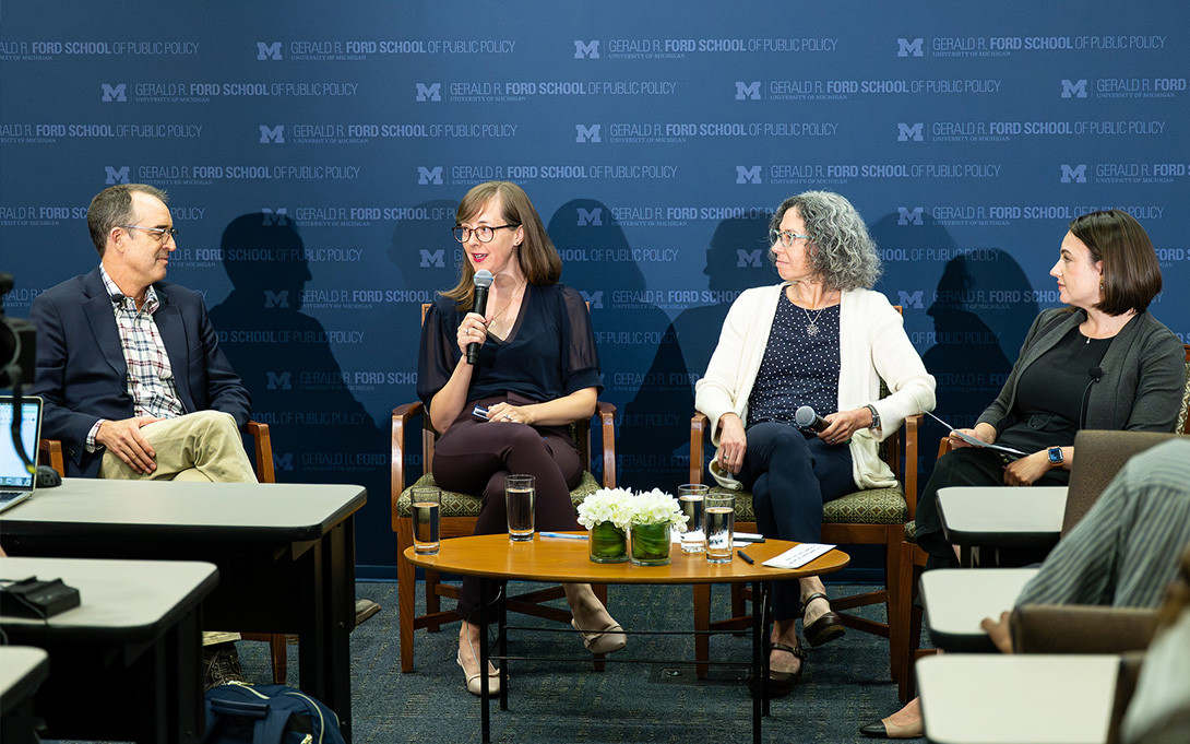 Discussing "Competing energy futures" at the Ford School